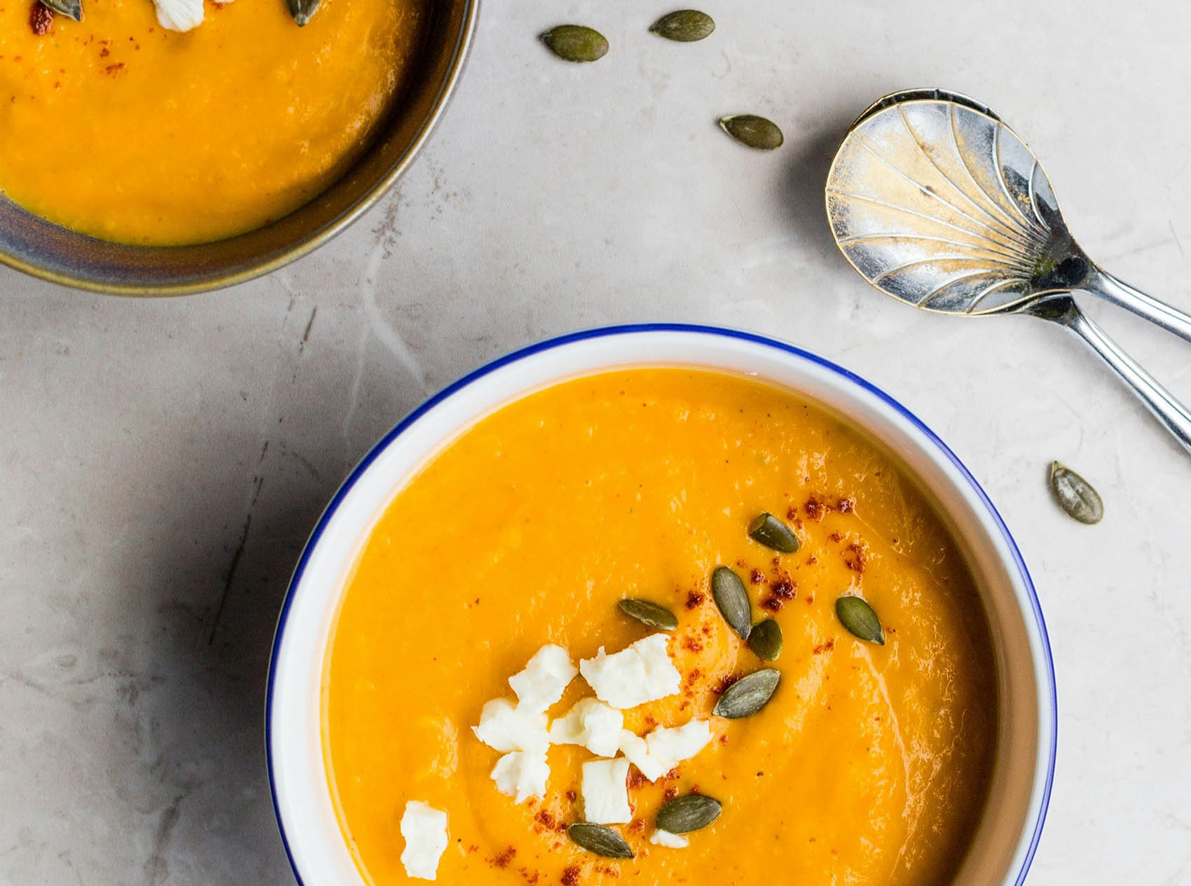 Есенна крем супа от тиква и моркови