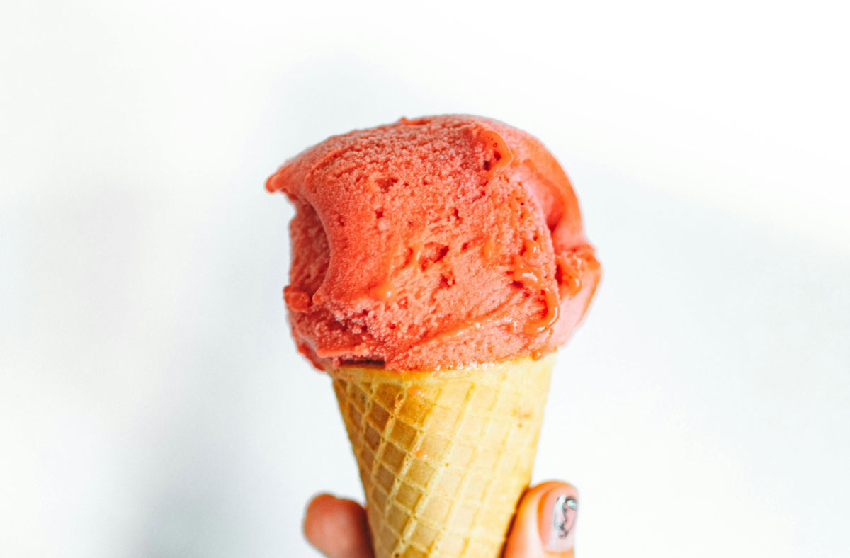 Ягодово сорбе с мента