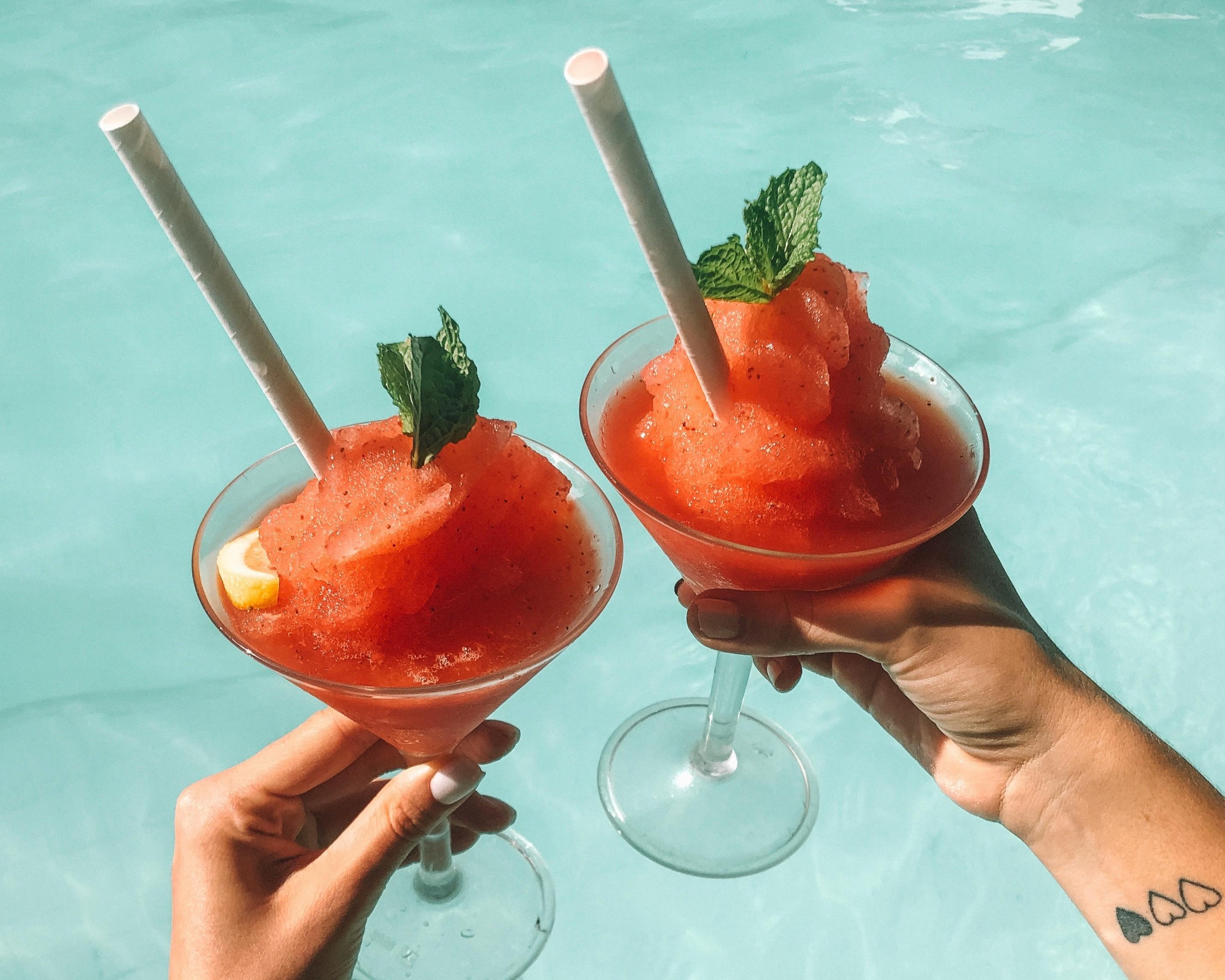 Сорбе от диня с мента и лайм